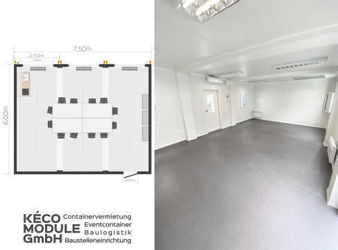 3er Anlage/ Trio-Containeranlage/ Bürocontainer Anlage 20 Fuß mieten
