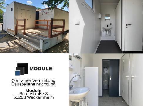 Sanitärcontainer / Toilettencontainer Damen/ Herren/ Unisex 20ft.