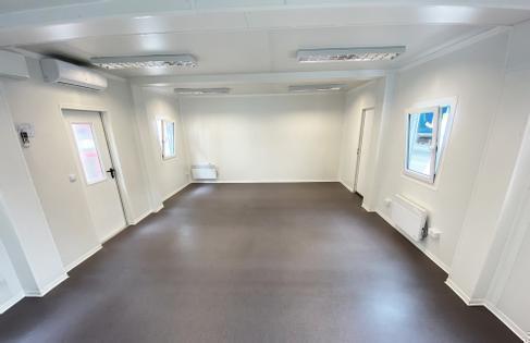 3er Anlage/ Trio-Containeranlage/ Bürocontainer Anlage 20 Fuß mieten – 3