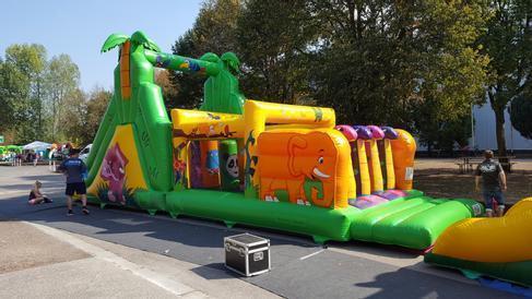 Hüpfburg Feuerwehr Strecke oder Jungle Run – 2