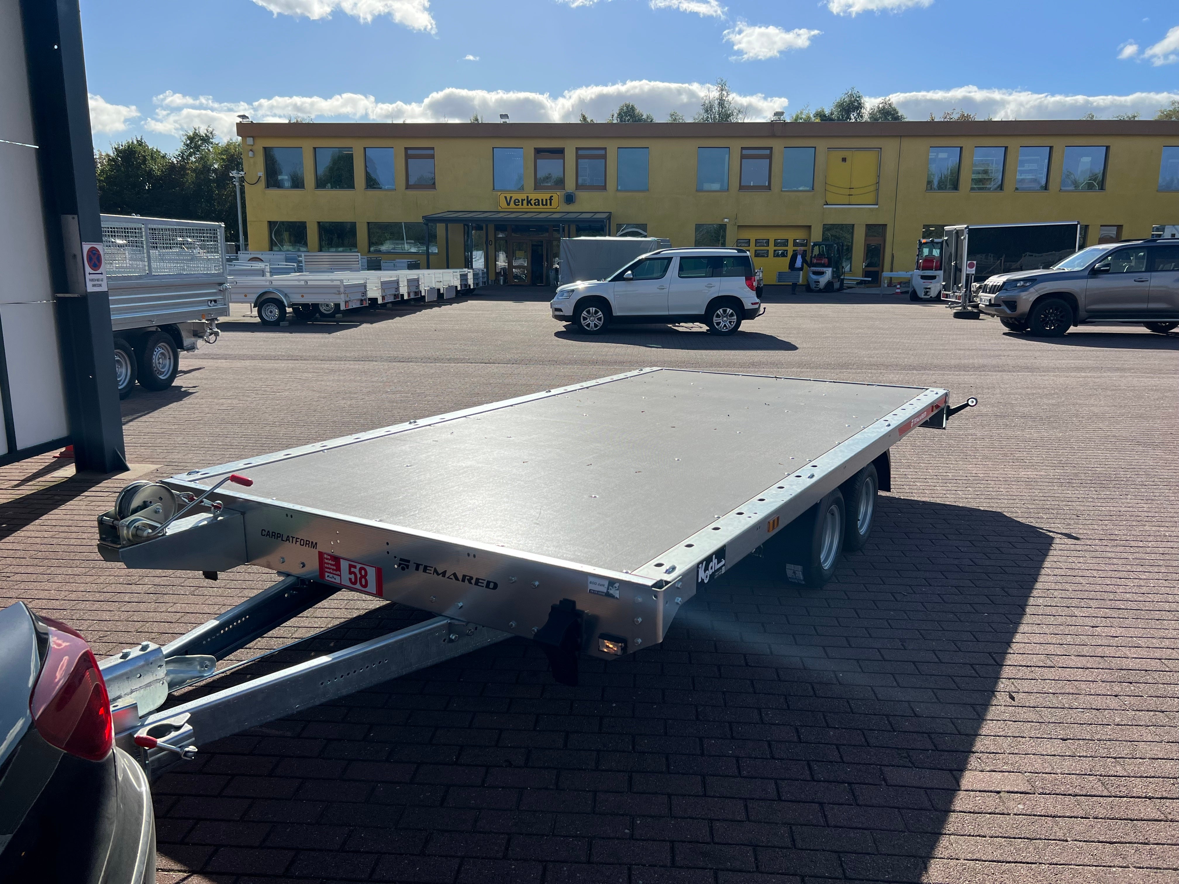 Autotrailer Plattform AnhängerverleihAnhängervermietung Motorrad Quad Kfz Krad – 4