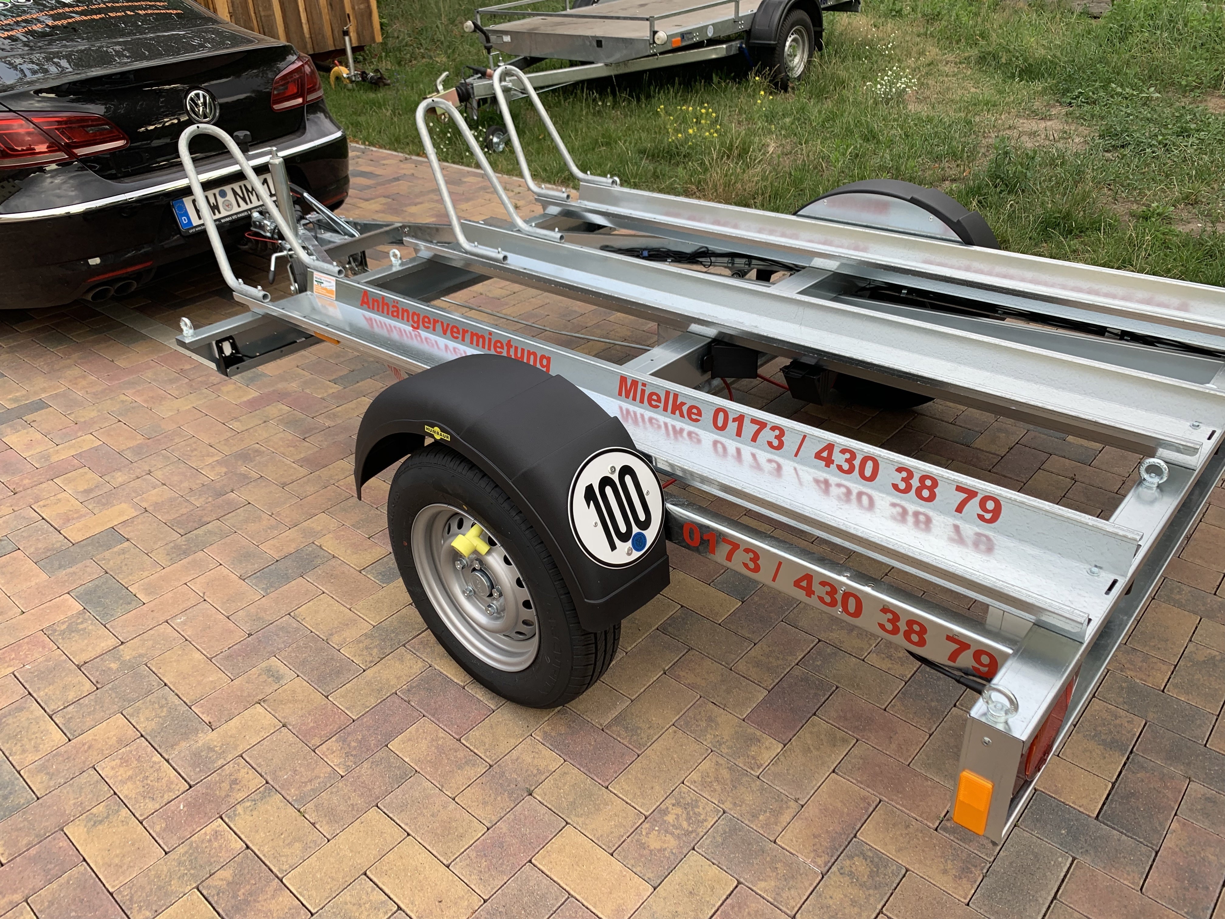 Motorradanhänger Motorrad Moped Roller Trailer Anhänger mieten