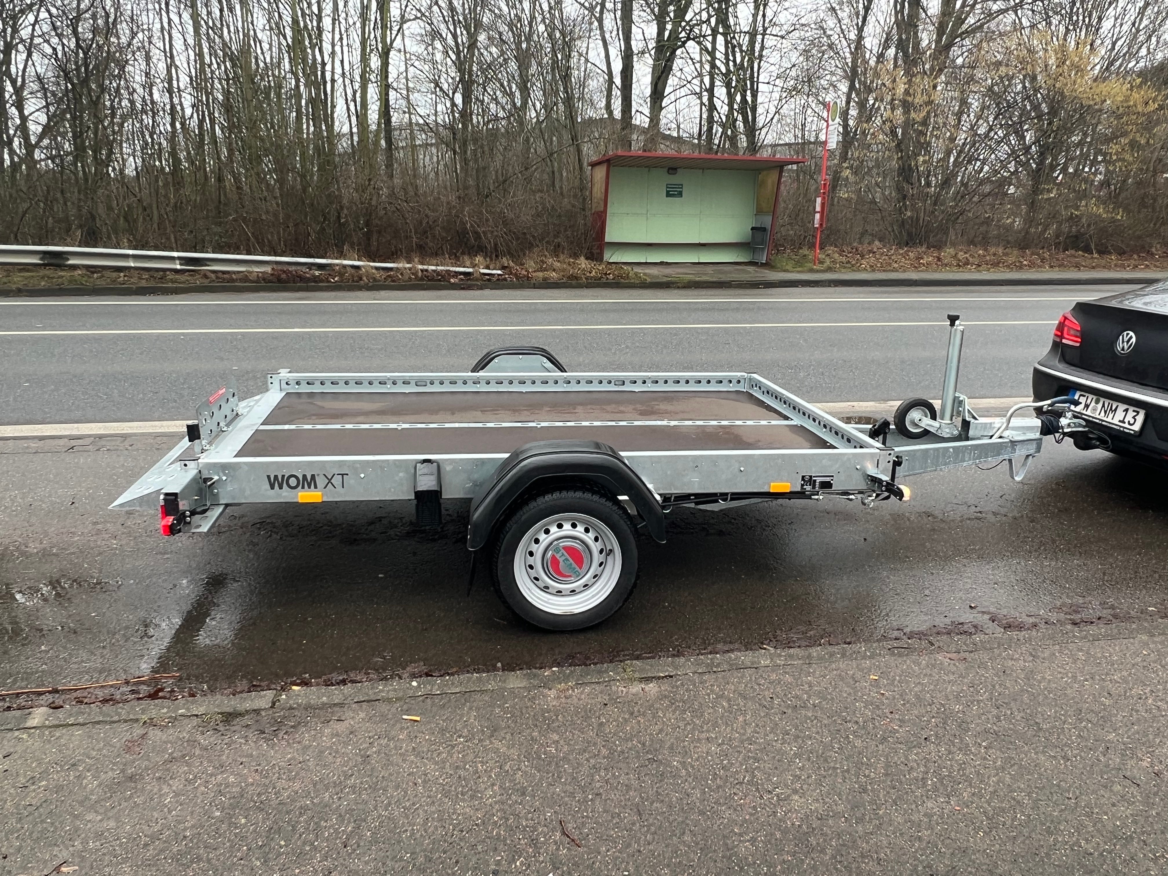 1,3 Tonnen Absenker Absenkanhänger Multitransporter Motorradanhänger Piaggio Quadtransporter oder auch für Krankenfahrstühle – 3