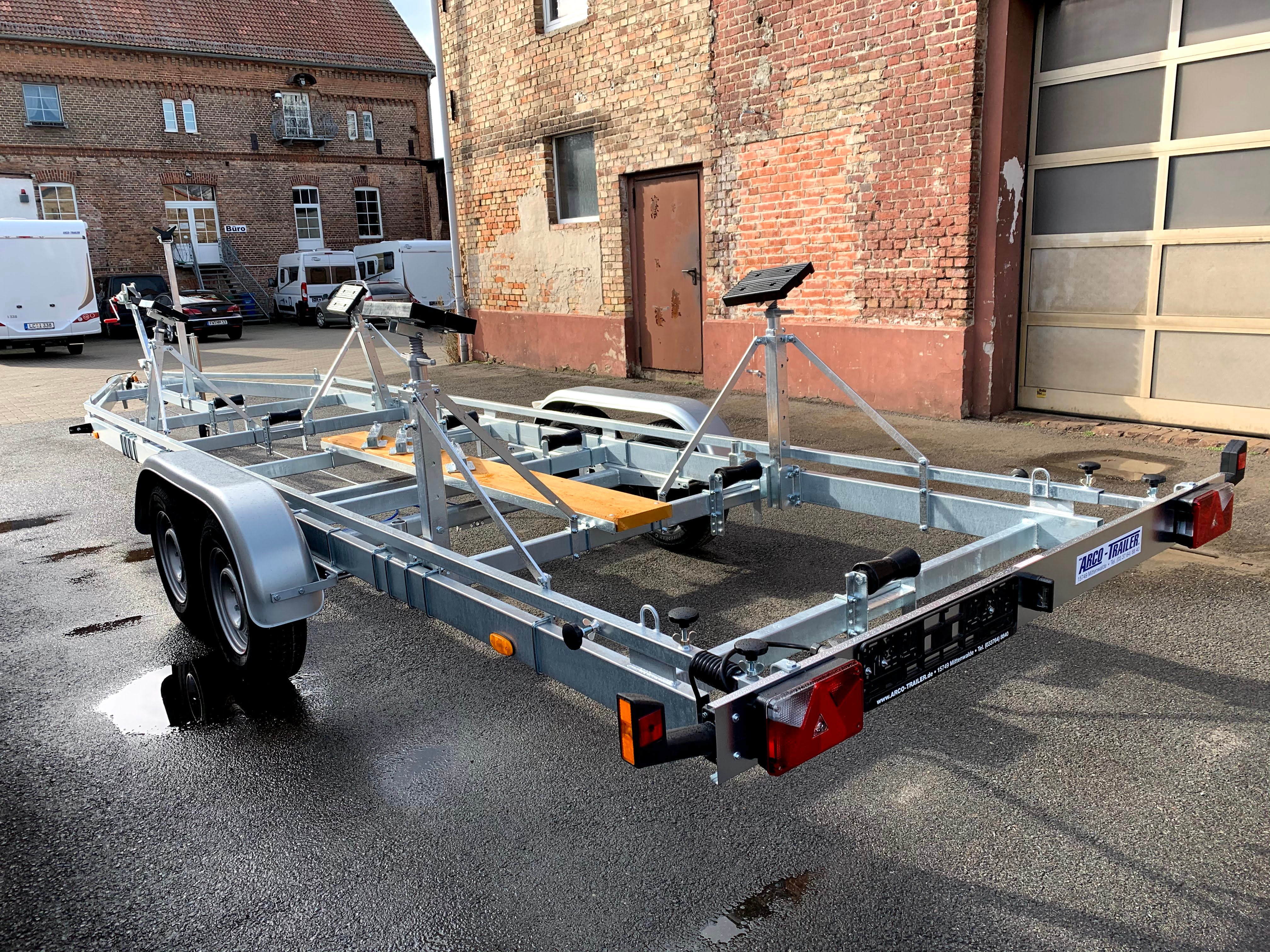 Bootstrailer 750kg 0,75 Tonnen 5,5m Bootstransport Bootsanhänger – 4