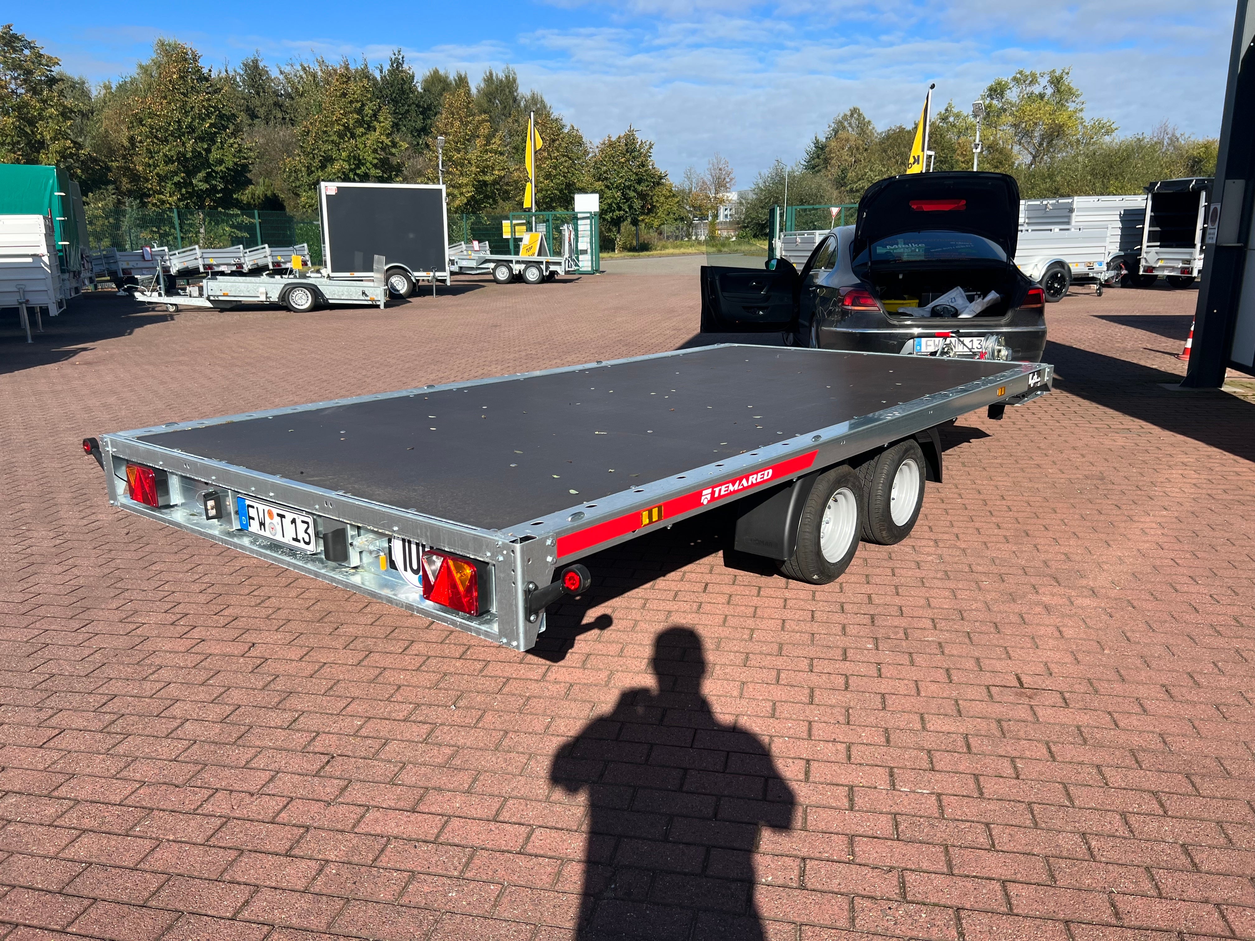 Autotrailer Plattform AnhängerverleihAnhängervermietung Motorrad Quad Kfz Krad – 3
