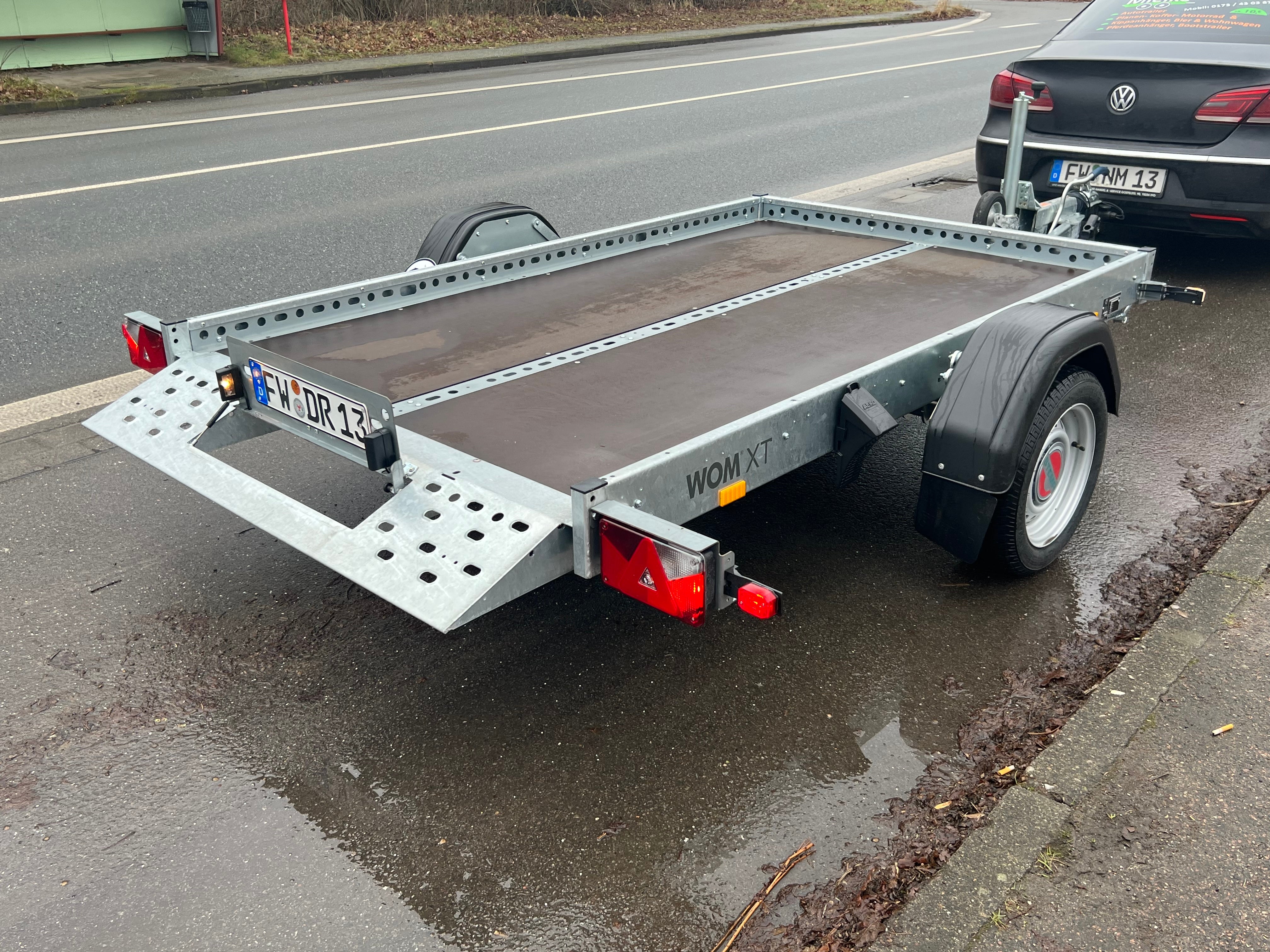 1,3 Tonnen Absenker Absenkanhänger Multitransporter Motorradanhänger Piaggio Quadtransporter oder auch für Krankenfahrstühle – 2