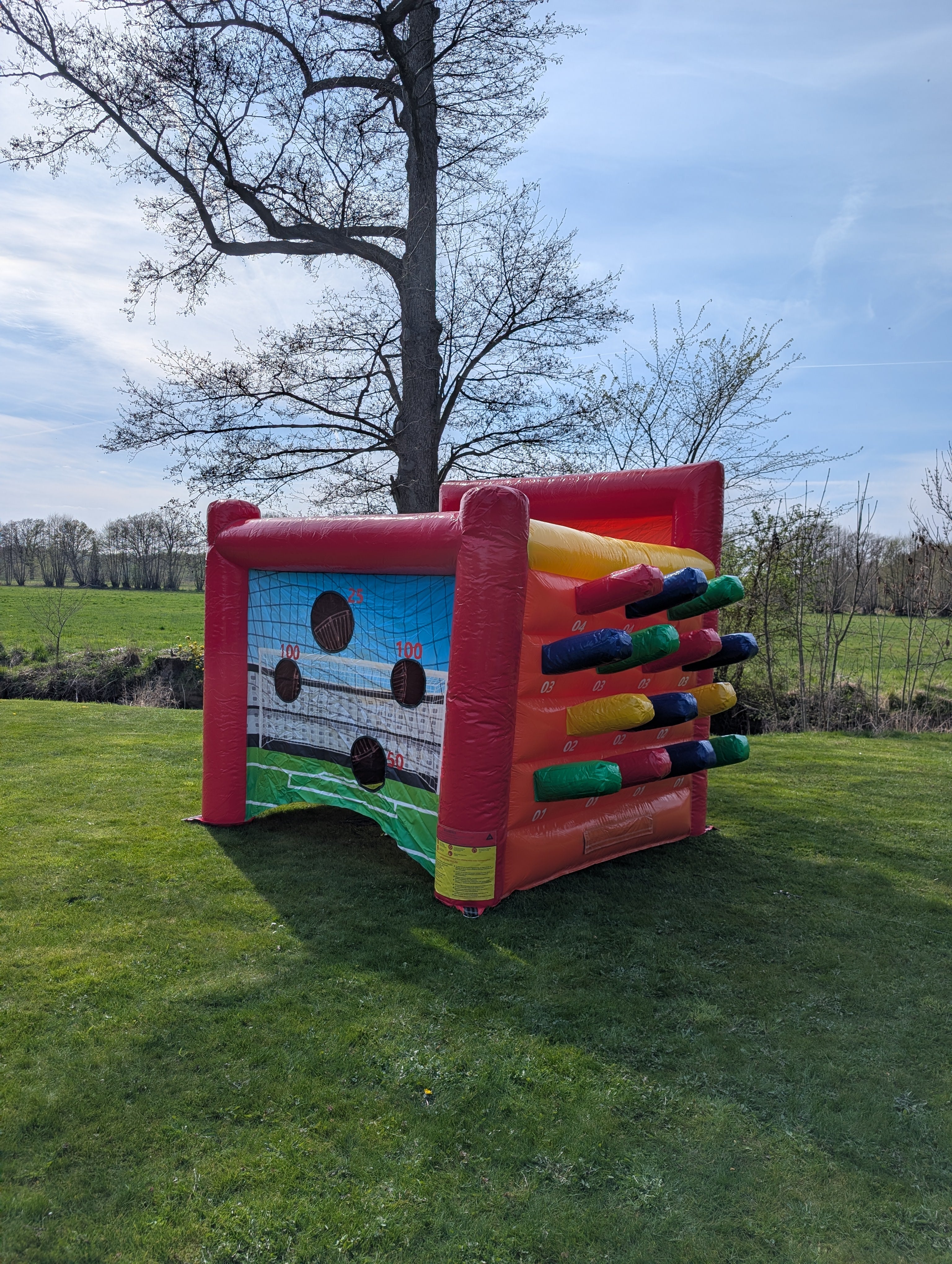 Spielewürfel 4-in-1 | Riesendart, Torwand, Ringe & Basketball – 2
