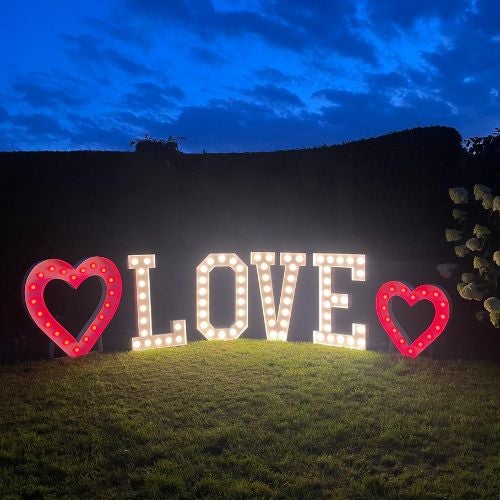 LOVE Letters | Buchstaben | LIEBE | Initalien | Zahlen | Hochzeit mieten – 3