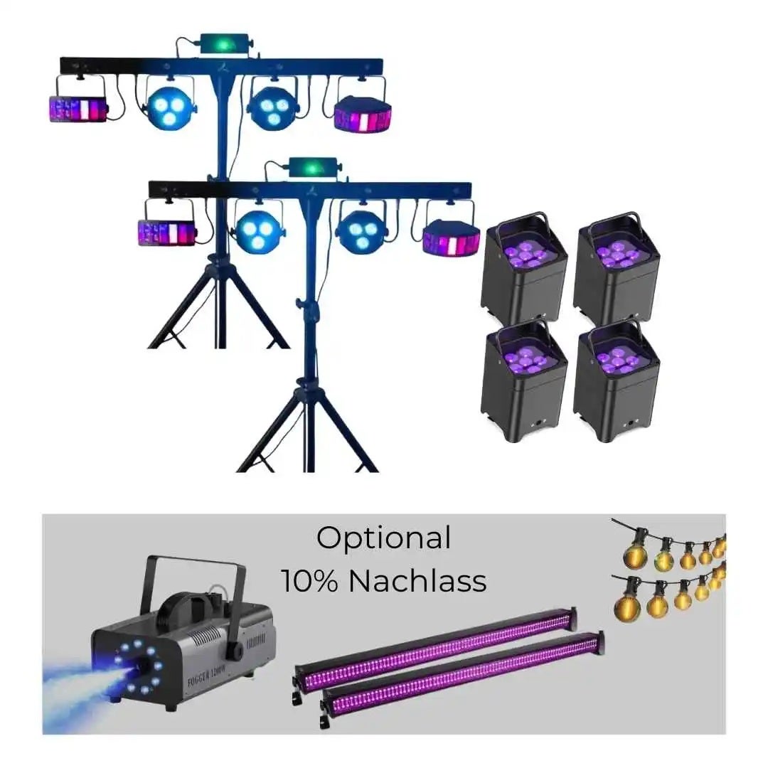 Partypakete All in One Partylösungen Lautsprecher DJ Lichttechnik Lichtshow Laser LED – 2