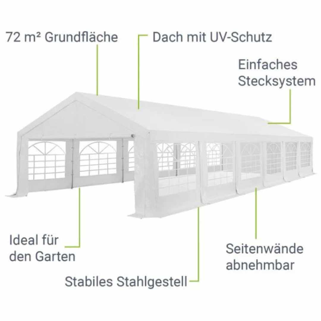 Festzelt Partyzelt 5x10m mieten – 4