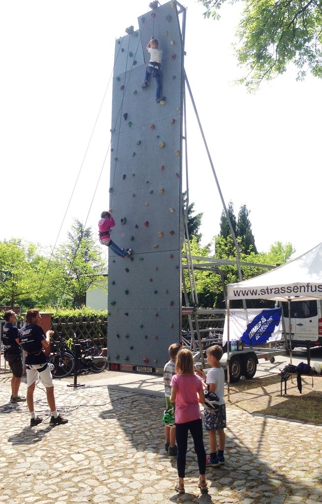 Mobile Kletterwand 8,50m, Kletterturm, Kletterwand, Kletterfelsen, Kletterberg – 2