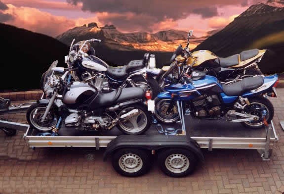 Motorradanhänger für 4 Motorräder – 2