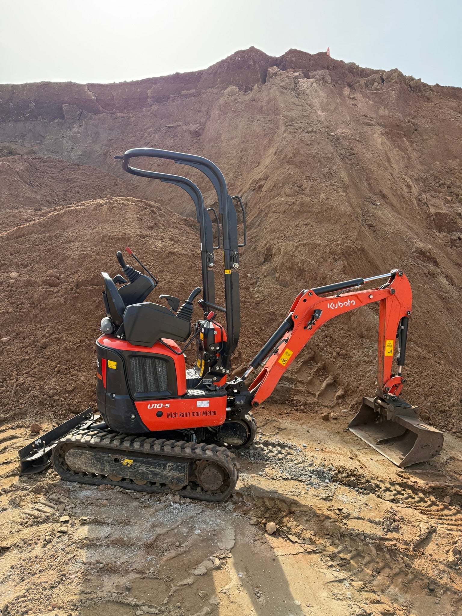 Minibagger mieten Rüsselsheim I Kubota U10-5 - Rhein-Main – 2