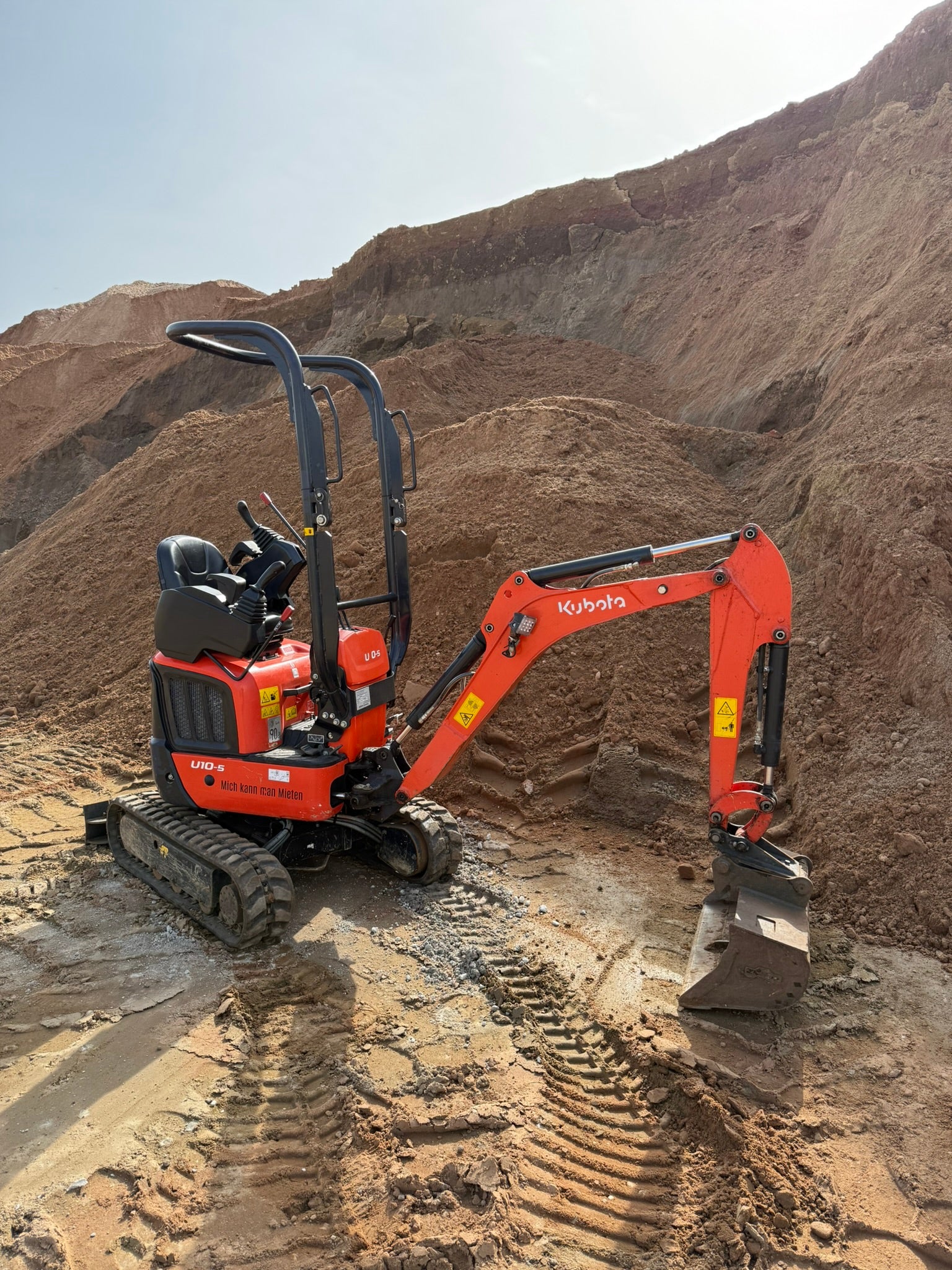 Minibagger mieten Rüsselsheim I Kubota U10-5 - Rhein-Main – 3