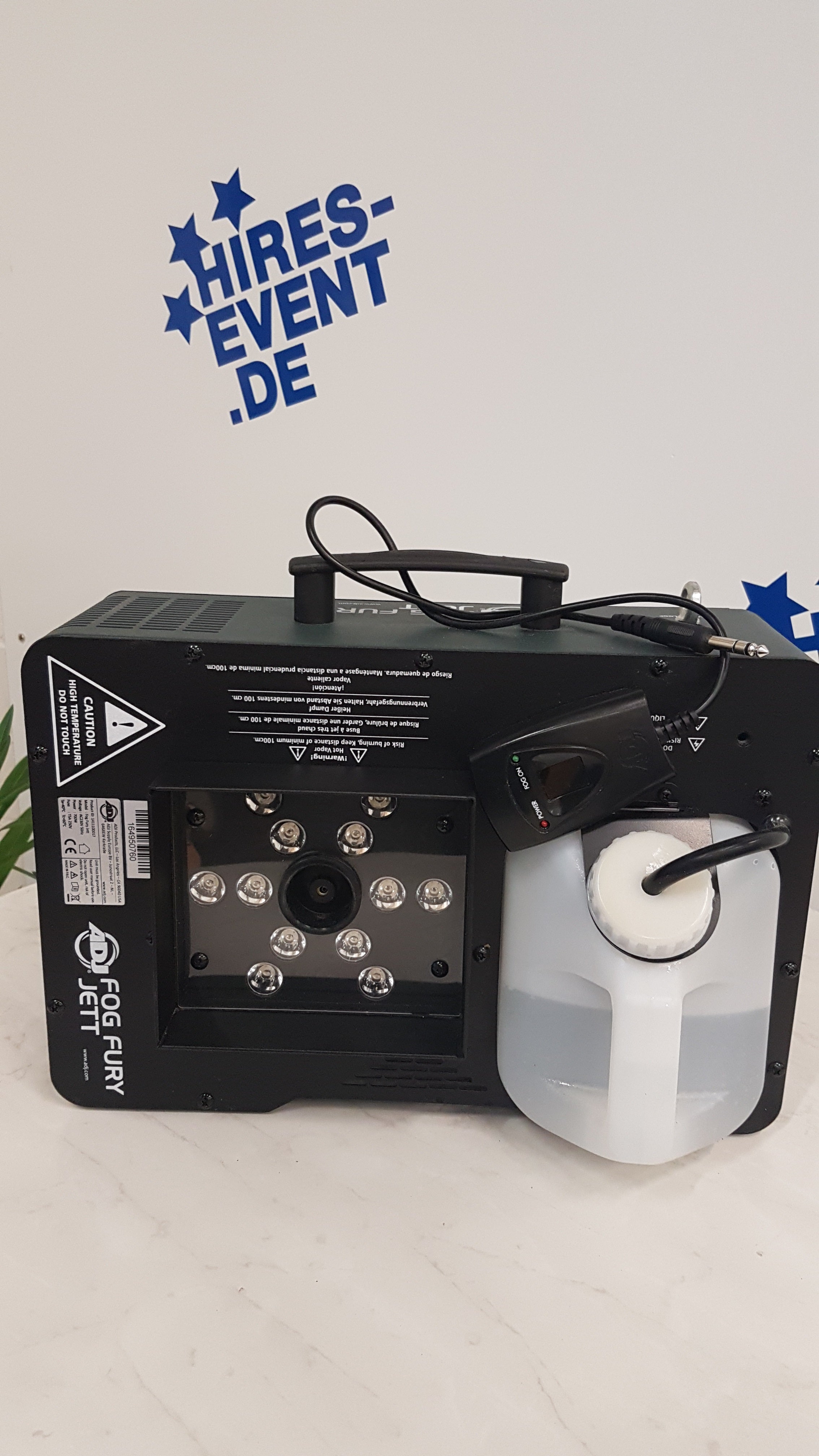 Lichtanlage Partylicht Lichteffekte Lichttechnik Scheinwerfer Dekobeleuchtung Party Strahler Nebelmaschine Beleuchtung Zeltbeleuchtung mieten bei HIRES-EVENT.DE – 2