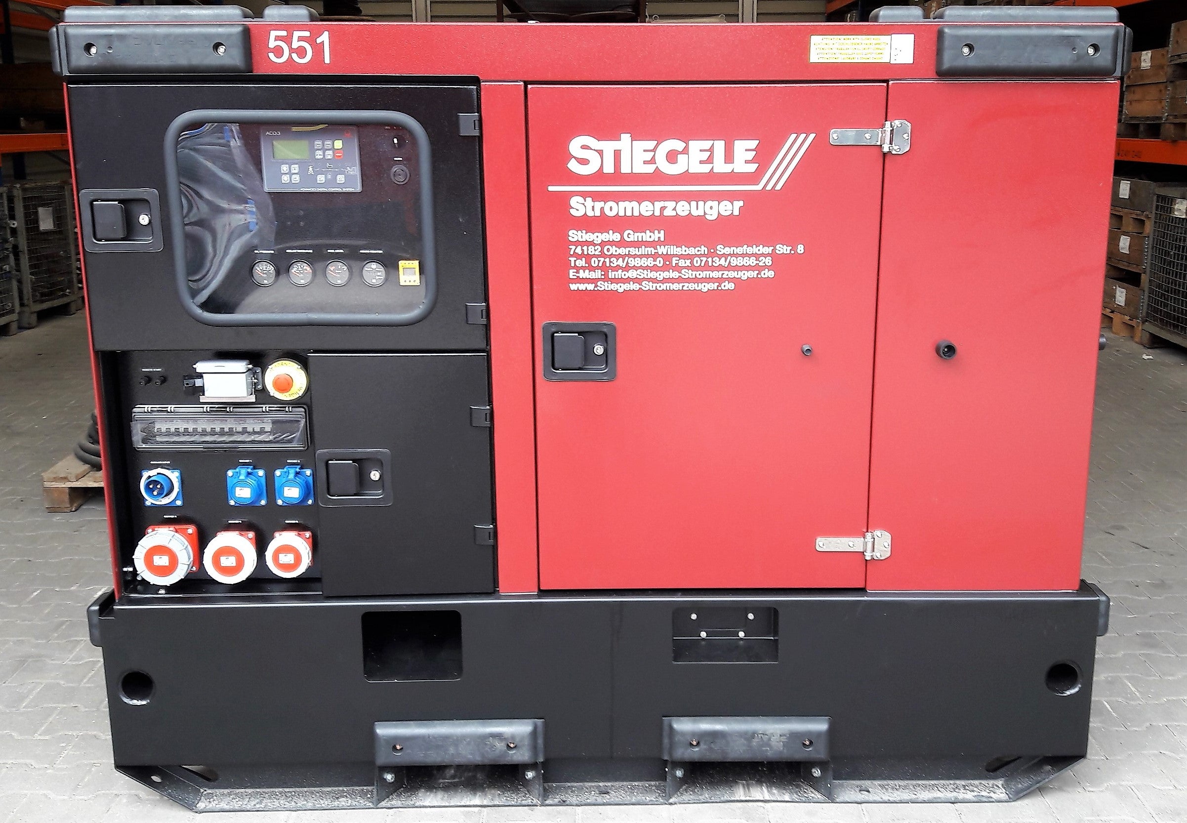 Stromaggregat / Stromerzeuger 40 kVA / 32 kW