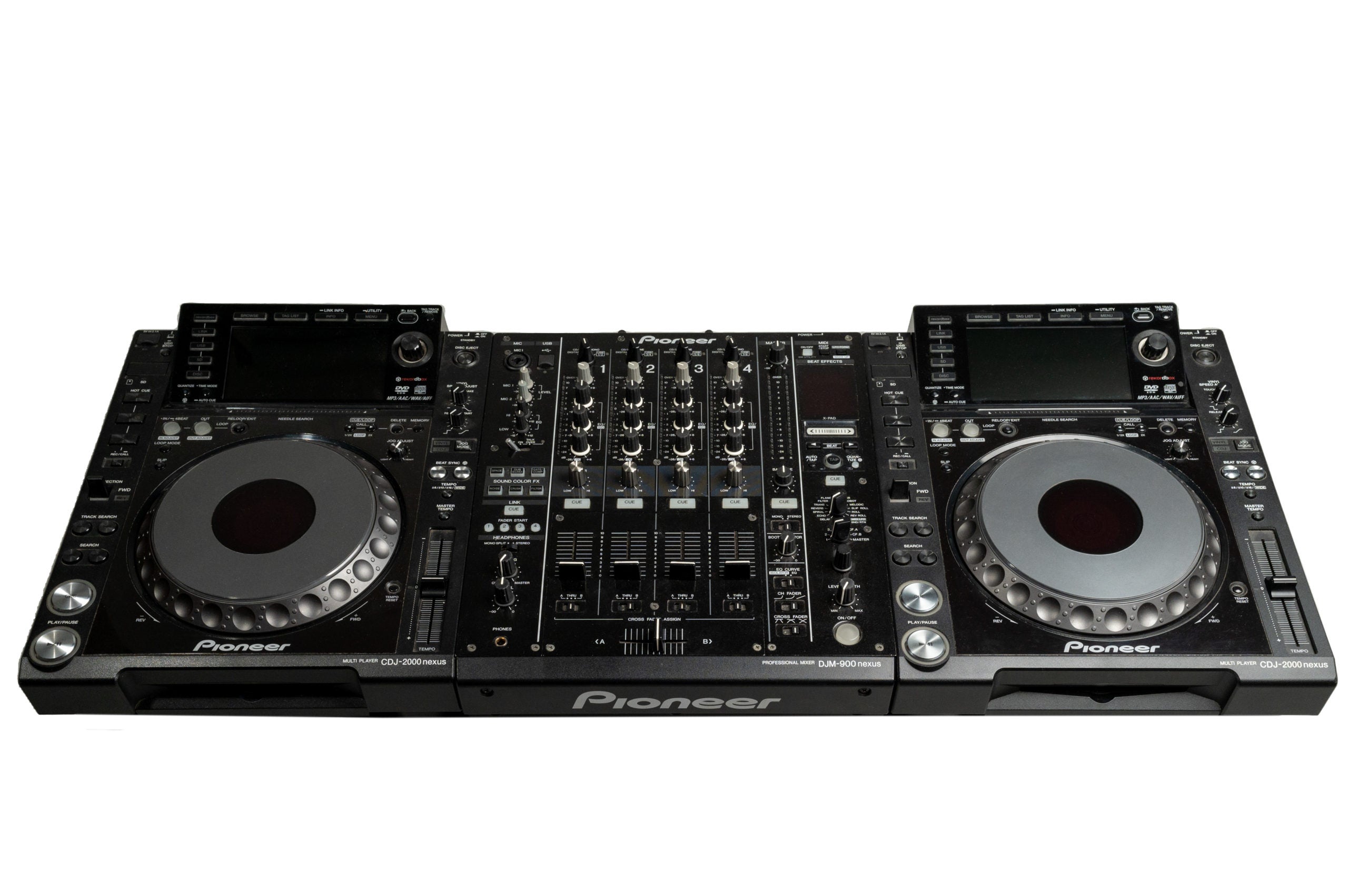 DJ-Komplettset (2 x Pioneer CDJ 2000 Nexus + Pioneer DJM 900 Nexus)