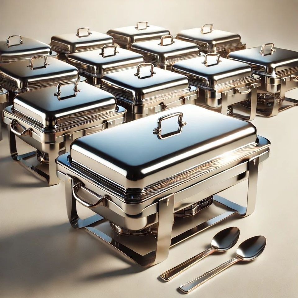 Chafing Dishes Speisenwärmebehälter Geschirr mieten in Erlensee – 2