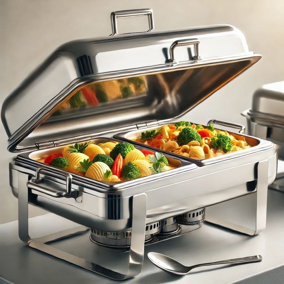 Chafing Dishes Speisenwärmebehälter Geschirr mieten in Erlensee