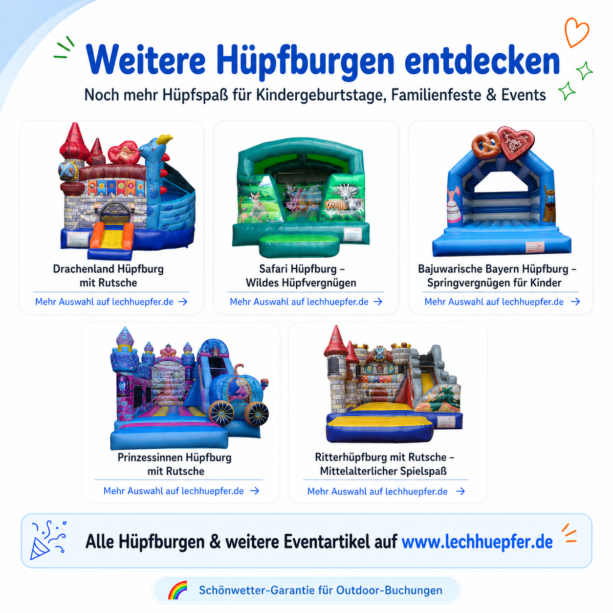 Safari Hüpfburg mieten – Hüpfburg für Kindergeburtstag & Event – 4