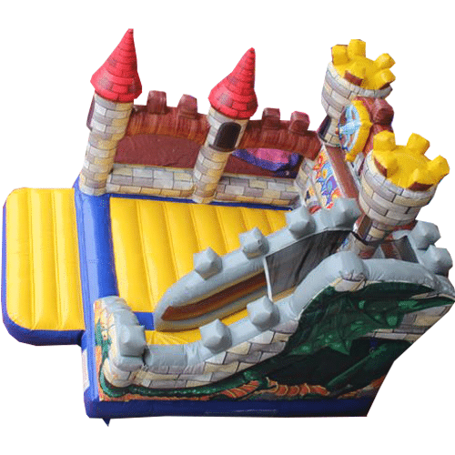Ritterhüpfburg mit Rutsche mieten – Hüpfburg für Kindergeburtstag & Event – 4