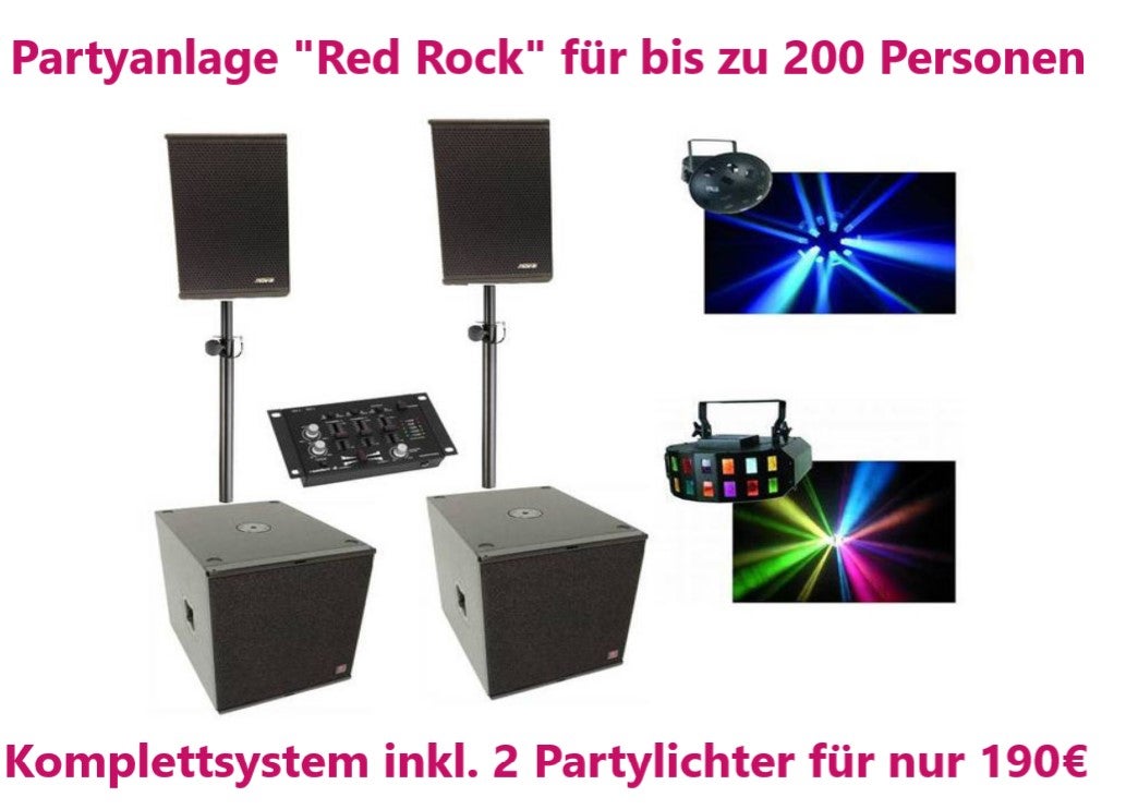 Musikanlage, Partyanlage, Lautsprecher Anlage für Sprache & Musik – 3