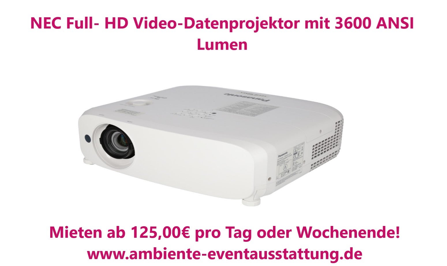 Beamer, Leinwand, Funkmikrofon, FLipchart mieten – 2