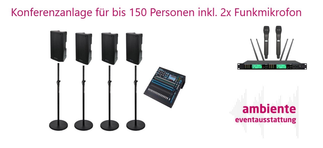 Musikanlage, Partyanlage, Lautsprecher Anlage für Sprache & Musik – 2
