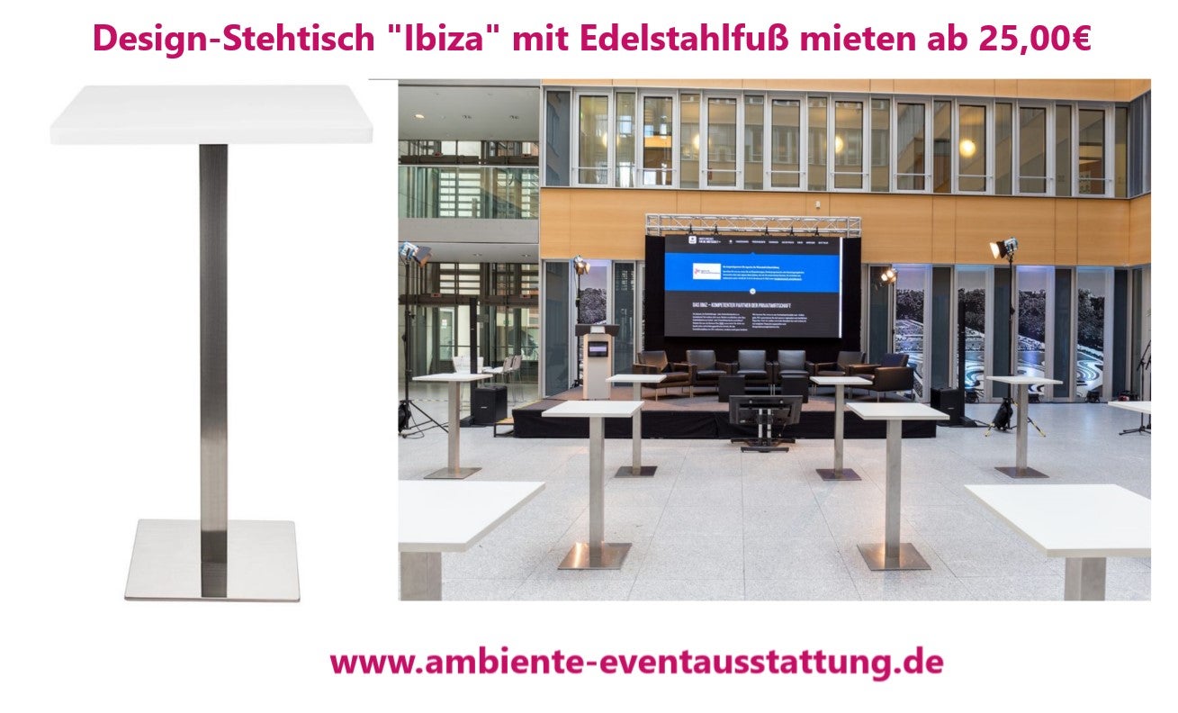 Stehtisch, Bistrotisch, Design- Stehtische mieten – 3