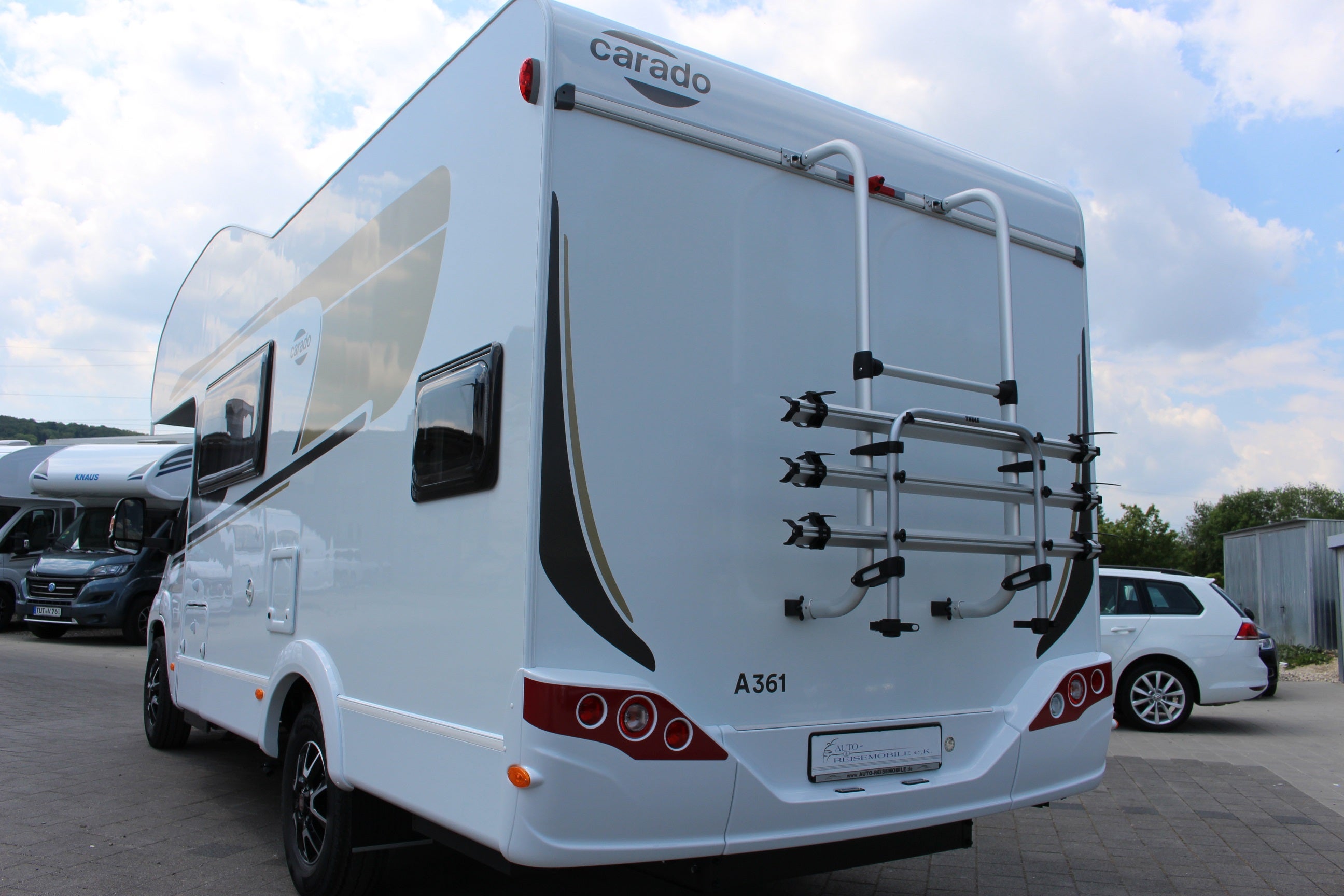 Wohnmobil Carado A-361 mit Stockbetten Fahrradträger und Markise – 2