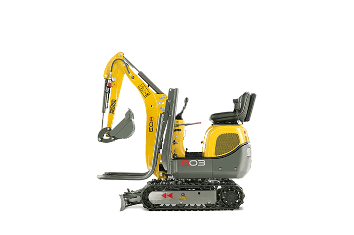 Aktion Minibagger Microbagger 1,0t Wacker Neuson 803 – 4