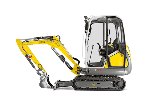 Minibagger ET18 Wacker Neuson mit Kabine 1,8t – 3
