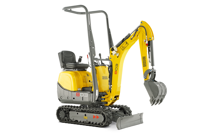Aktion Minibagger Microbagger 1,0t Wacker Neuson 803 – 2
