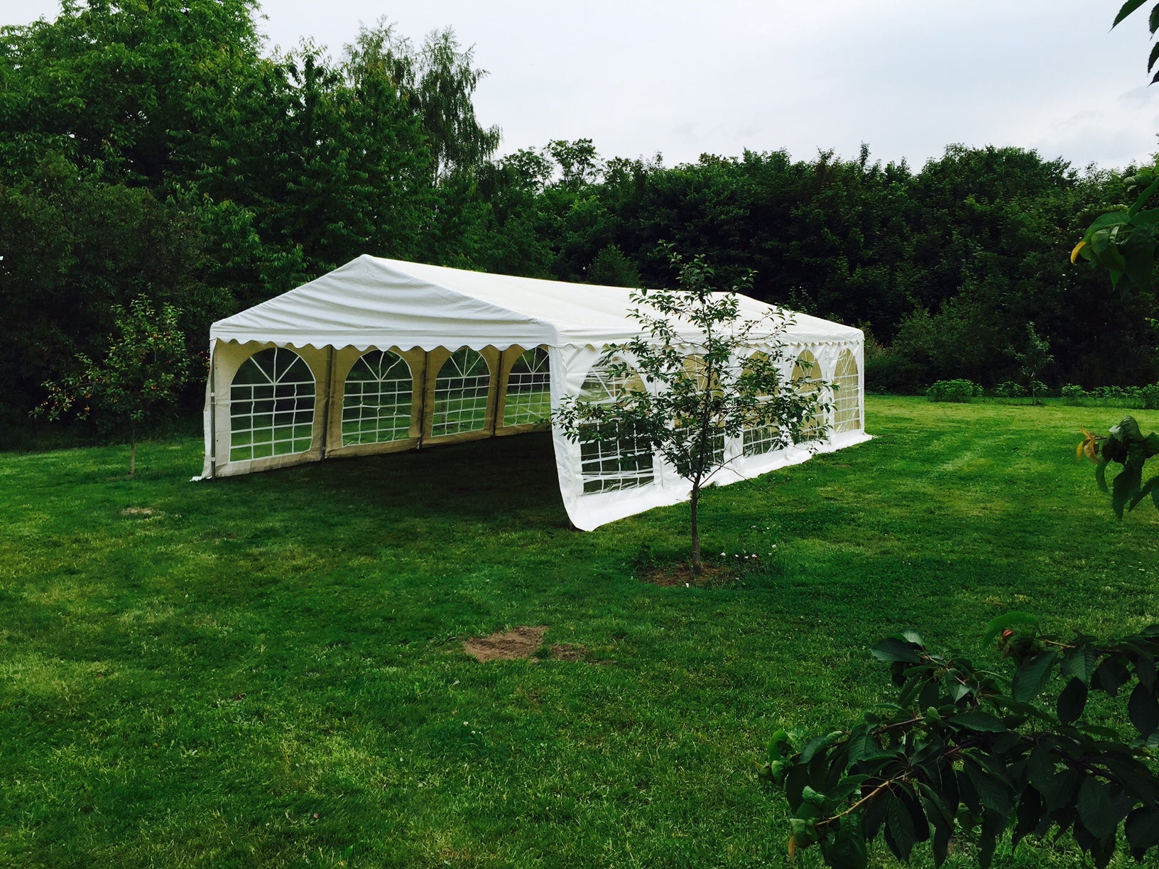 Partyzelt, Falt-Pavillon 3x6m, Bierzelt, Promotionzelt, Zelt, Faltzelt, Festzelt, weiß – 4