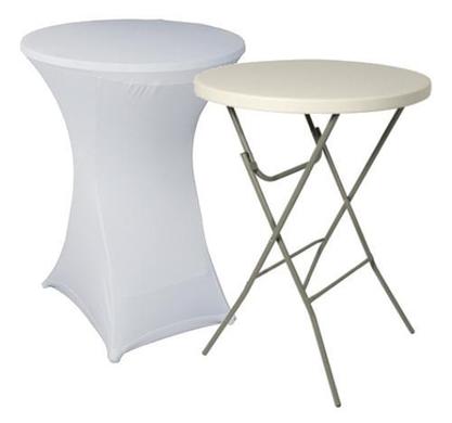 Stehtisch XXL ab 14,99 (Netto), Ø80cm mit passender Husse – 3