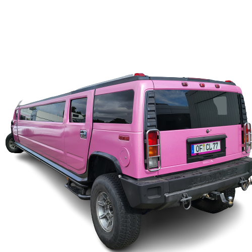 Stretchlimousine VIP Hummer H2 XXL in PINK / WEIß – 4