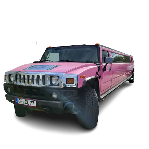 Stretchlimousine VIP Hummer H2 XXL in PINK / WEIß – 3