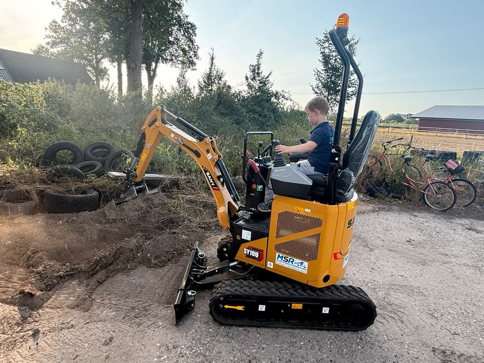 Mikrobagger Minibagger Sany SY10U 1,2t 75cm mieten in Gelsenkirchen – 2