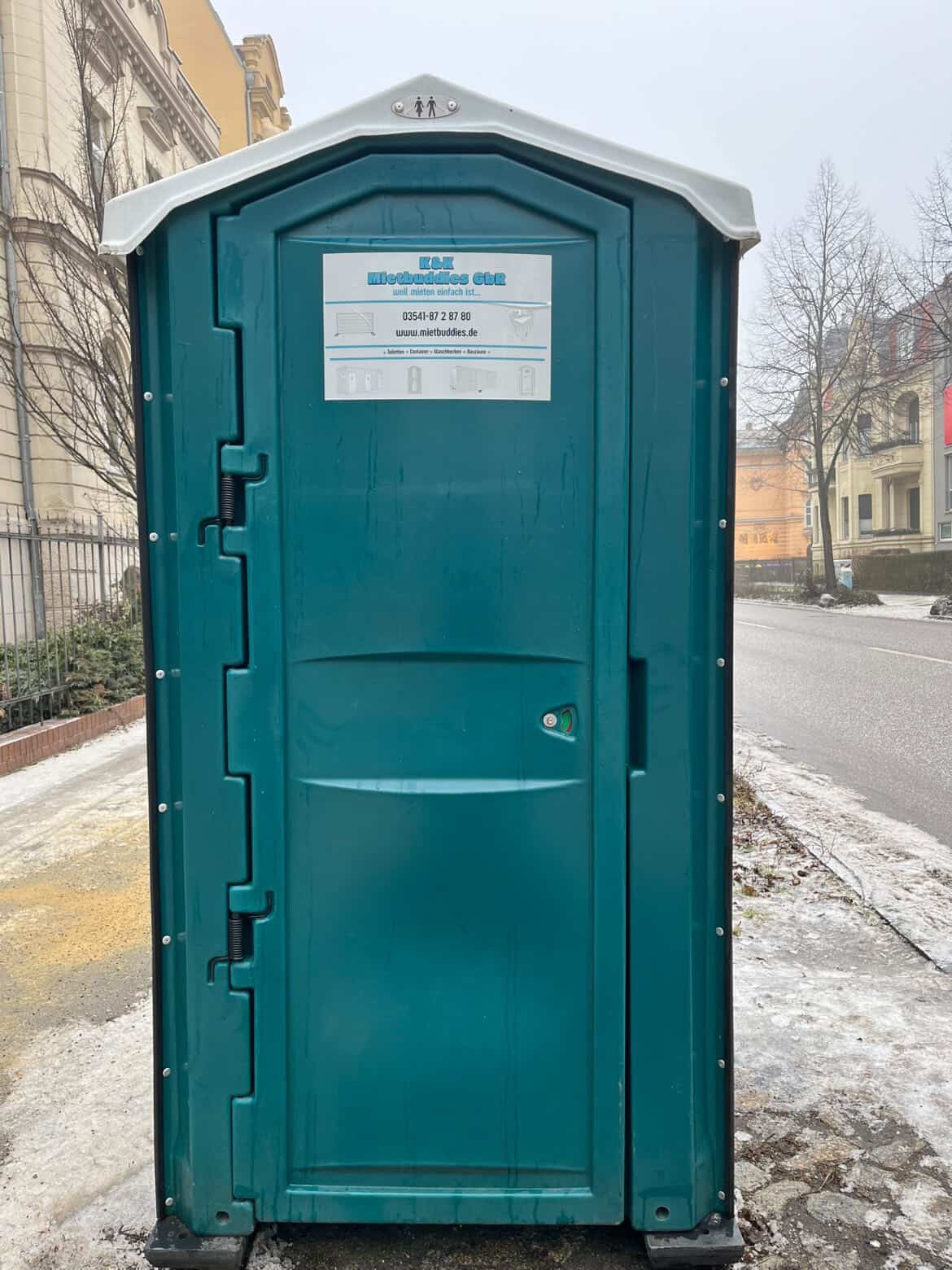Baustellentoilette Mobile Toiletten WC Kabine Miet WC – 4