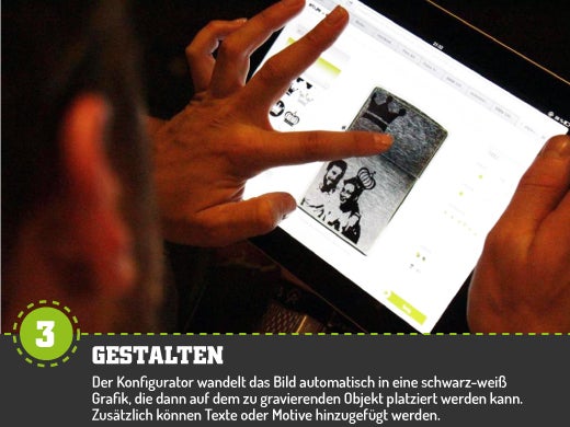 Mobile Lasergravur-Maschine für Promotion, Messe, Event | Gravurmaschine | Gravurlaser | Mobiler Laser | Live Gravur | personalisierte Giveaways | Lasergraviermaschine – 4
