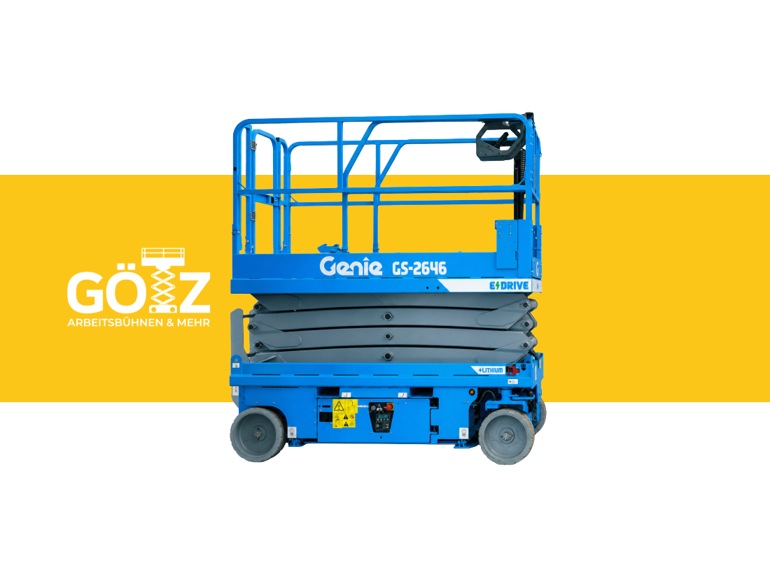 Elektrische Scherenarbeitsbühne Genie GS-2646 Arbeitshöhe ca. 9,85 m – 3