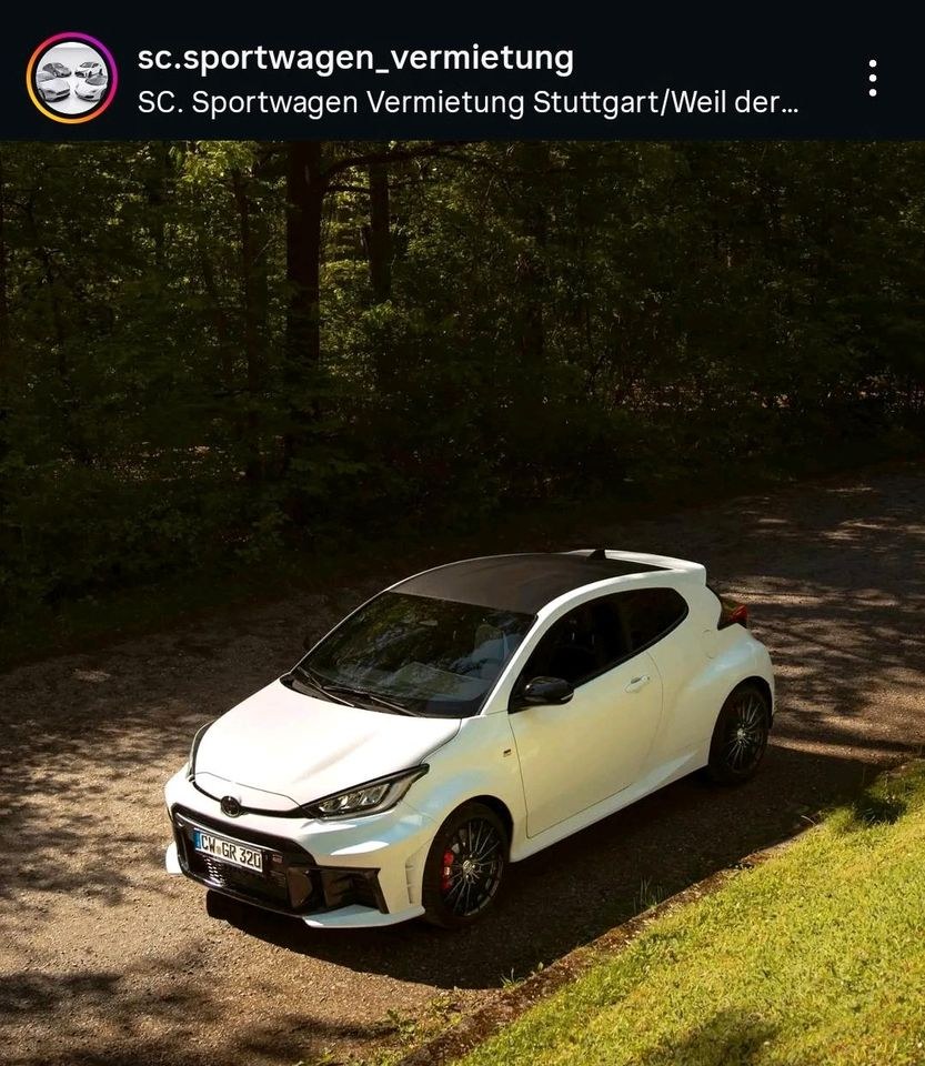 Toyota GR Yaris 280PS Handgerissen 99€ in Weil mieten –