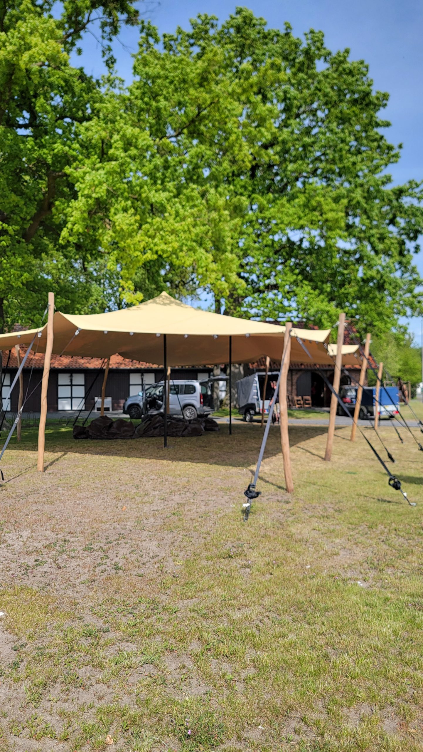 Stretchzelt 12×8 m (bis 80 Personen) mieten – OWL / Borgholzhausen, ab 870 € – 4