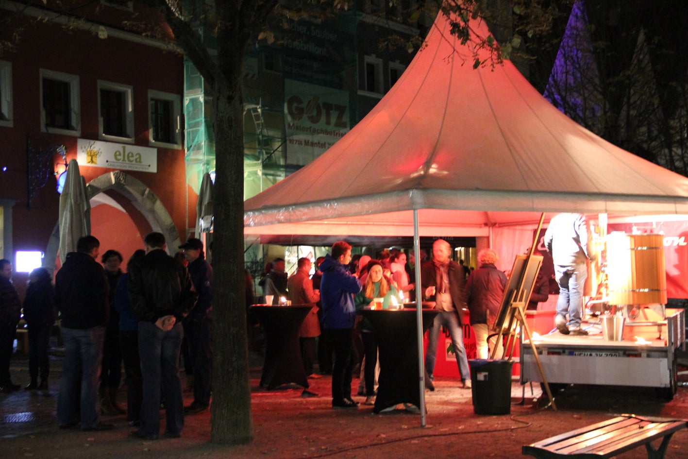 Pagodenzelt, Partyzelt 5x5m, weiß – 3