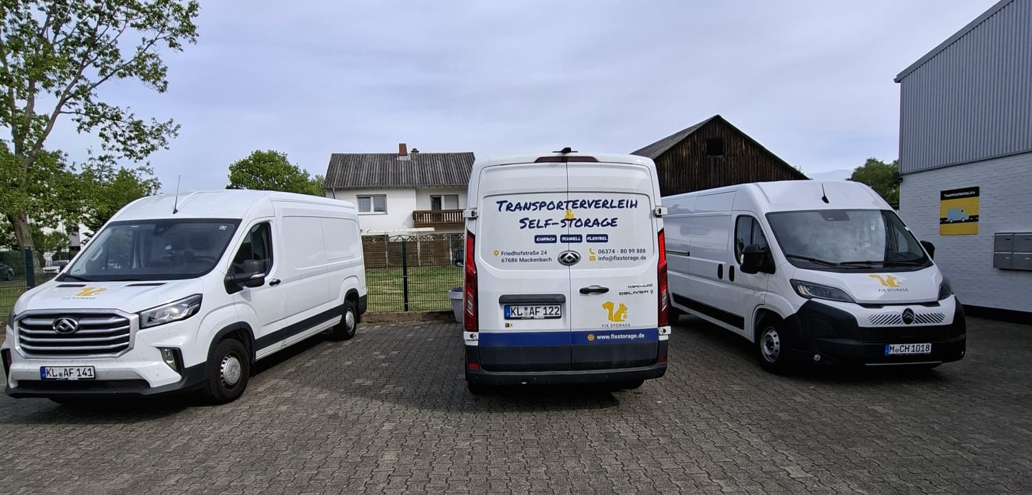 Transporter mieten bei KL und Ramstein – 2