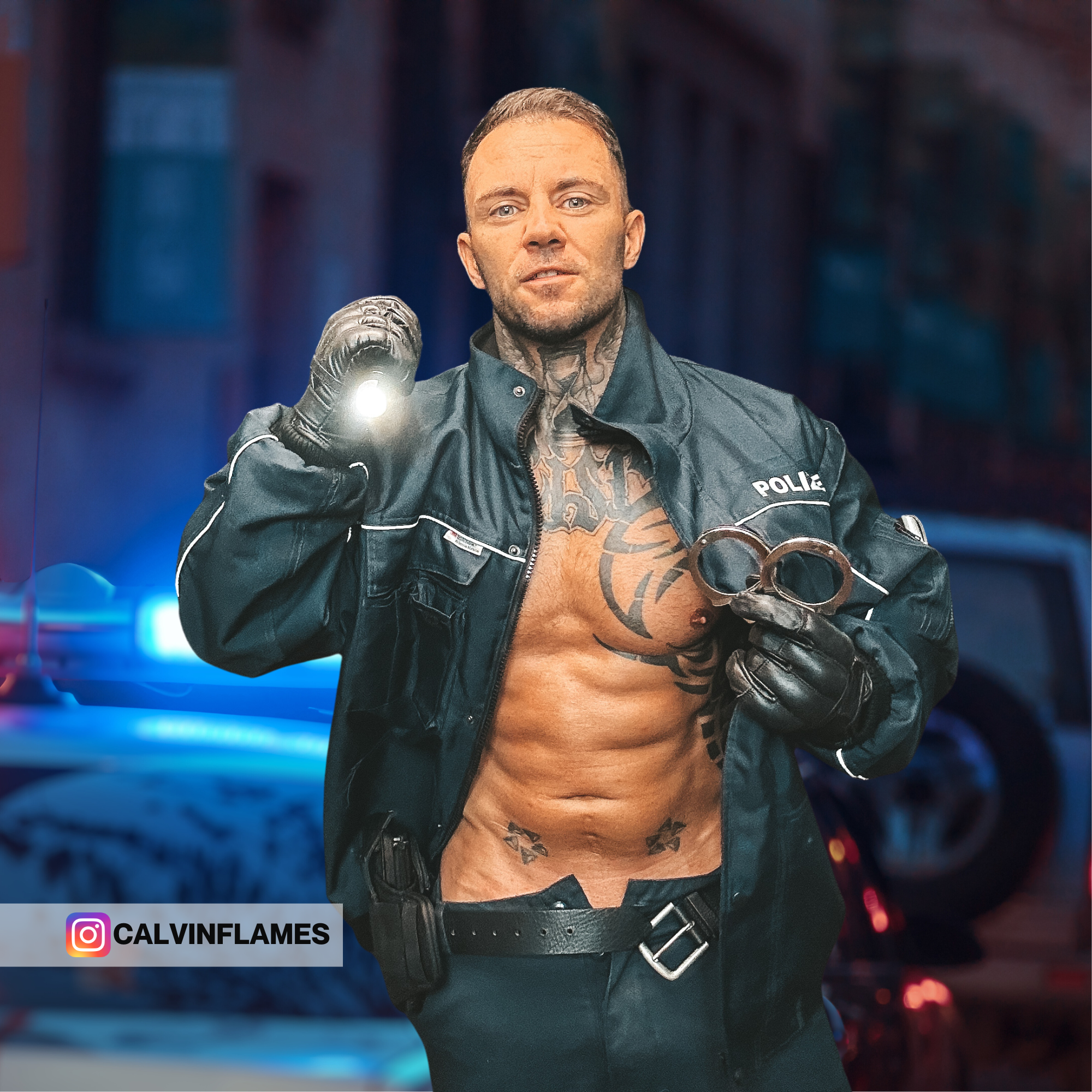 Stripper CALVIN FLAMES - Direktkontakt OHNE Agentur! Für den JGA, Geburtstag, Mädelsabend usw. – 3