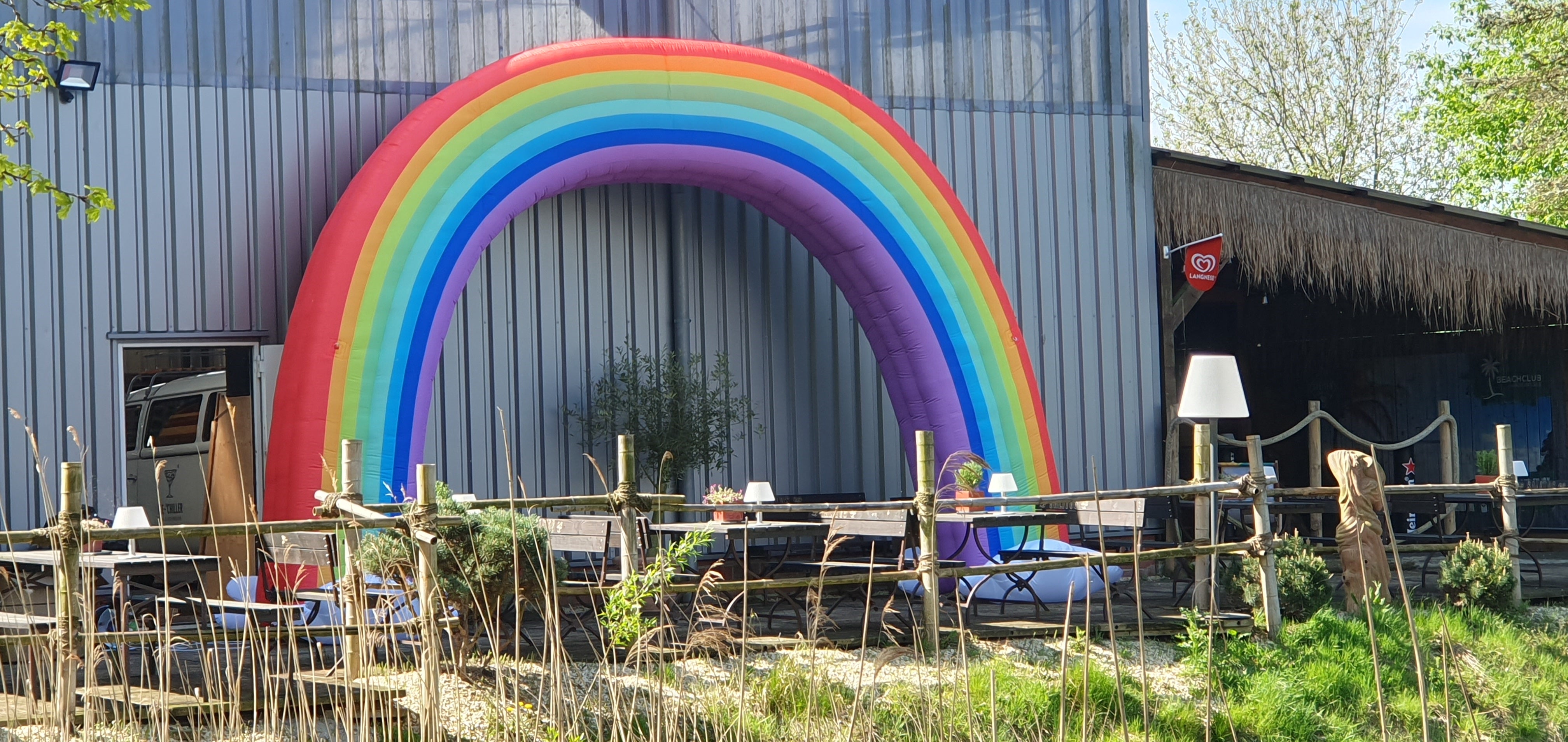 Aufblasbarer Regenbogen - Torbogen – 2