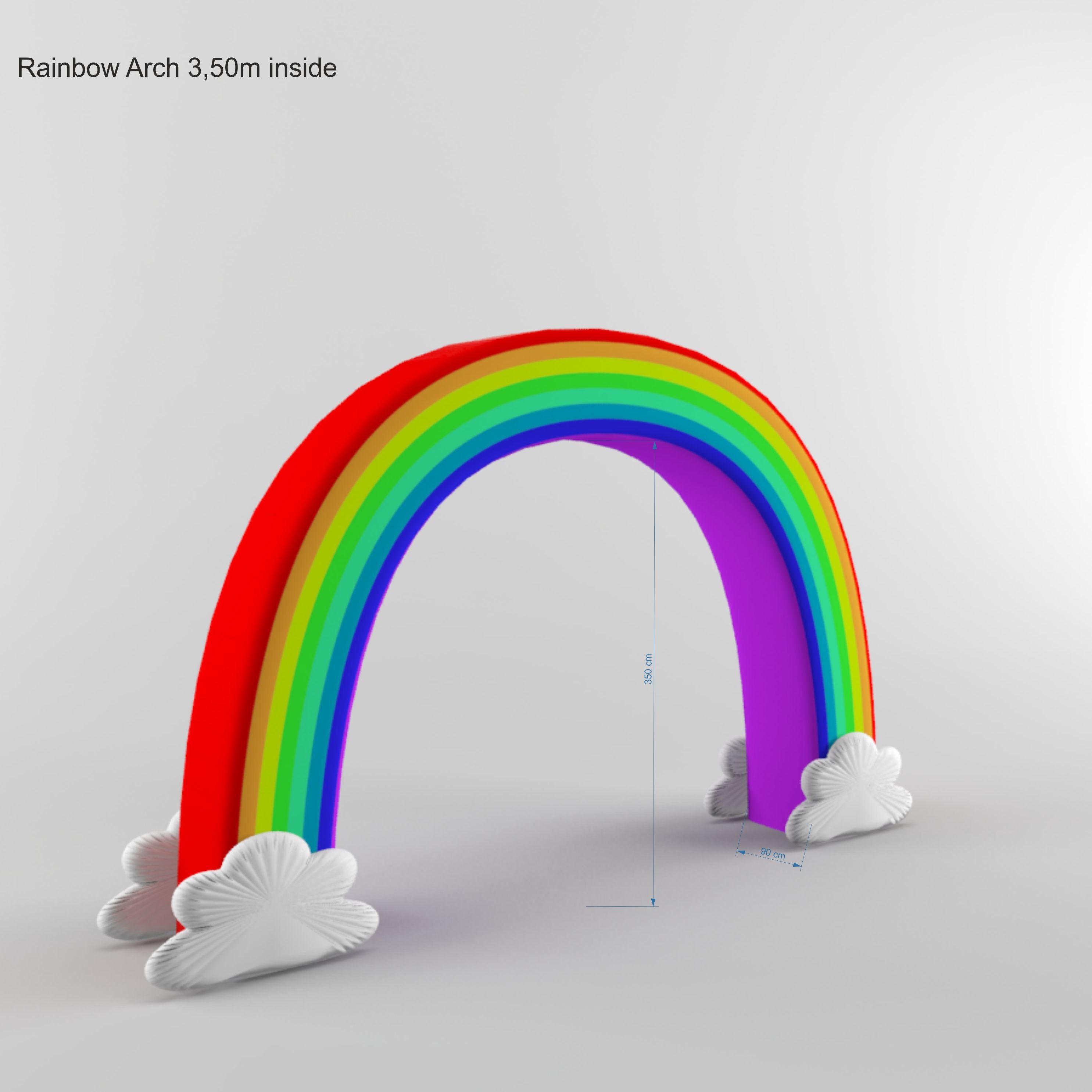 Aufblasbarer Regenbogen - Torbogen – 3
