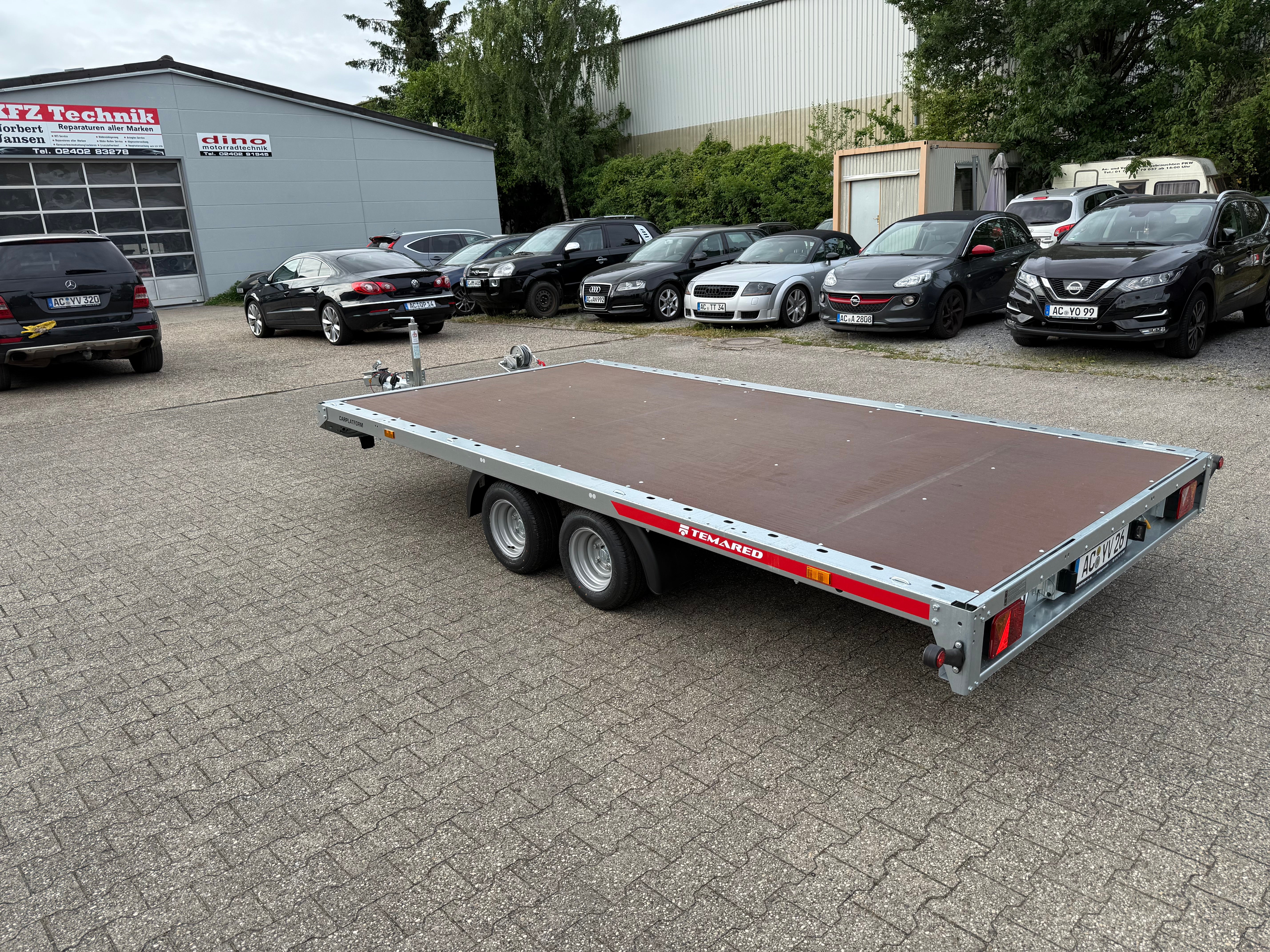 Autotransportanhänger / Autotrailer 2700 kg Plateau 100 Kmh Zulassung – 3