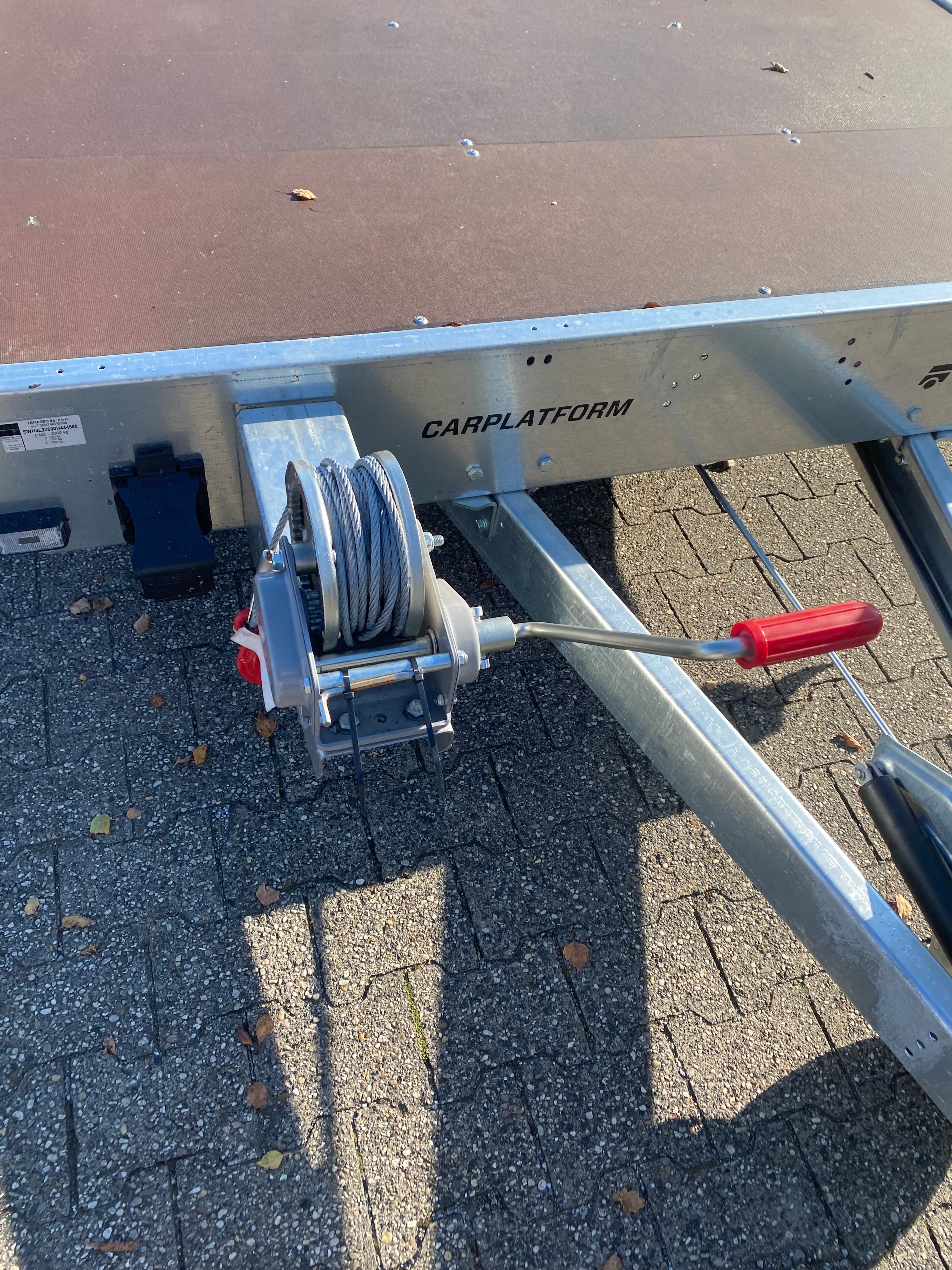 Temared Autotransportanhänger / Autotrailer Plattform 4500 x 2150 mm 3000 Kg – 4